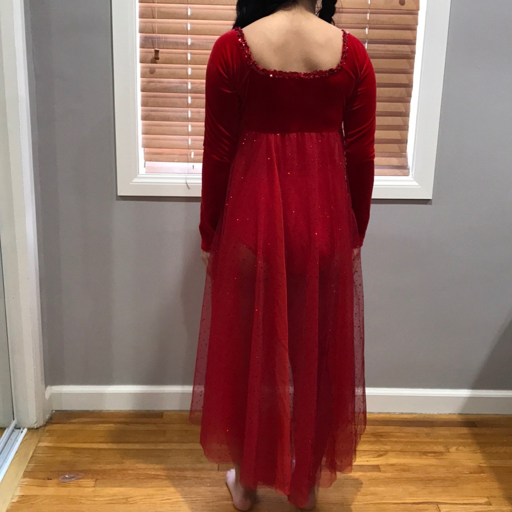 Red leotard - Picture 3 of 5